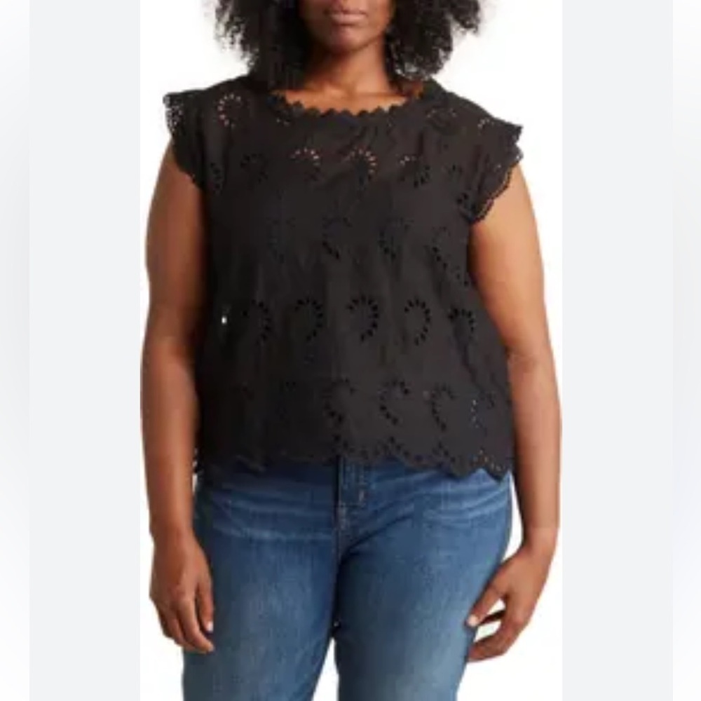 NWOT Forgotten Grace cotton plus size ladies top